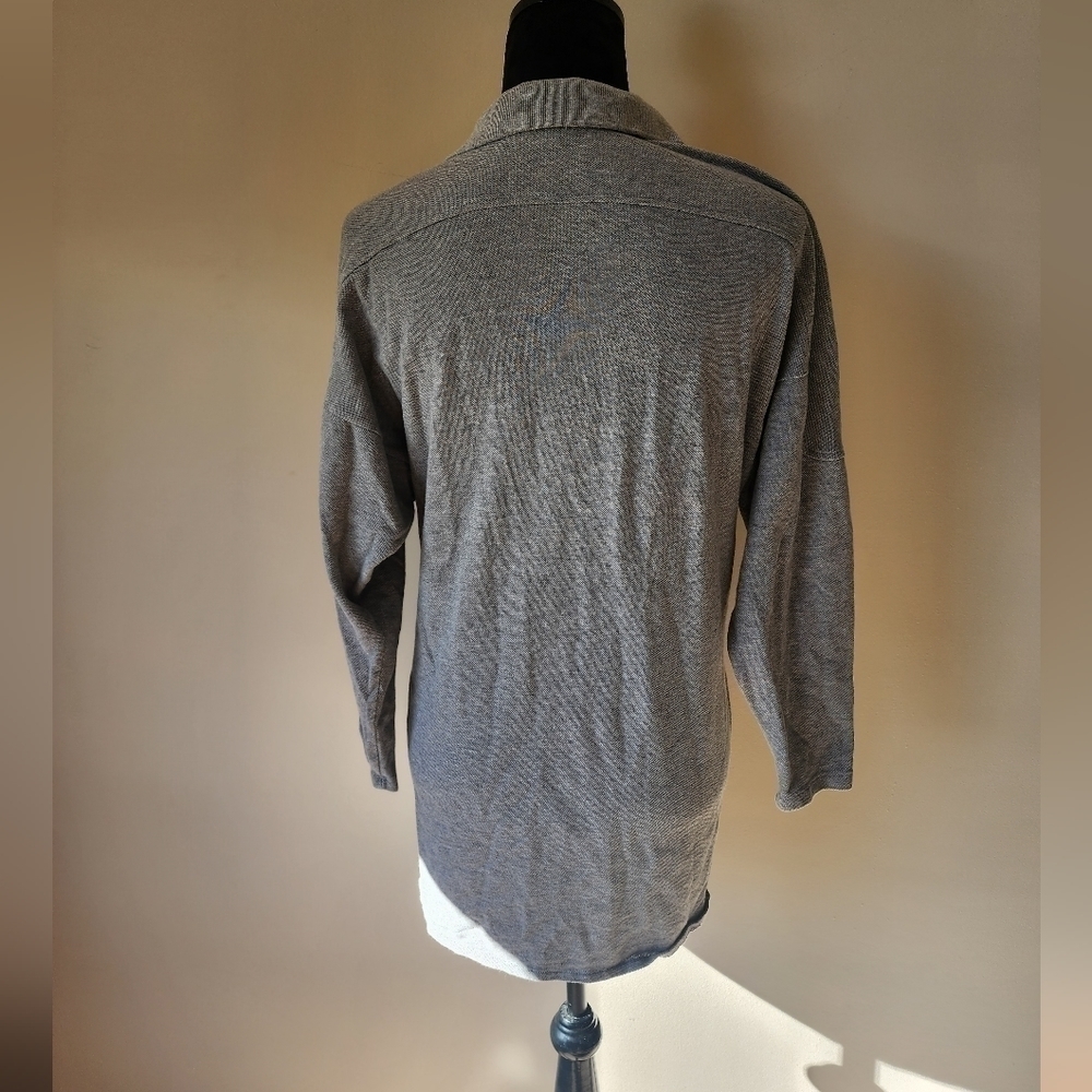 Lacoste Women's Gray Shirt Dress Size 38. - Picture 5 of 6